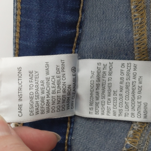 Lee Cooper Women's Jeans Size 12 Blue Denim Crop Skinny - Picture 14 of 14